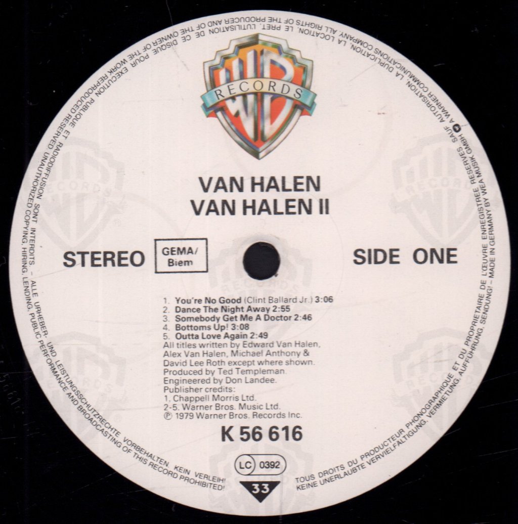 Van Halen - 2 - Lp