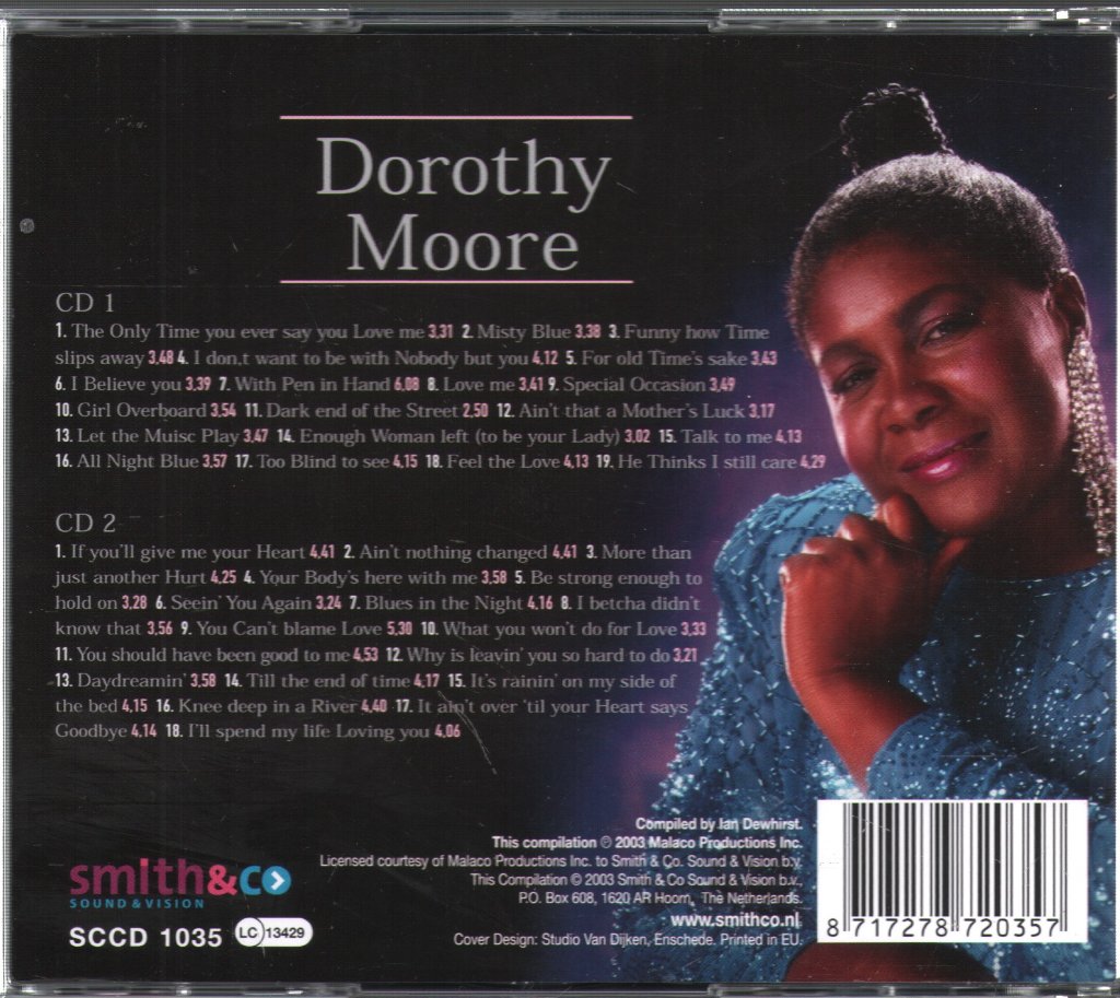 Dorothy Moore - Misty Blue (The Definitive Anthology) - Double Cd