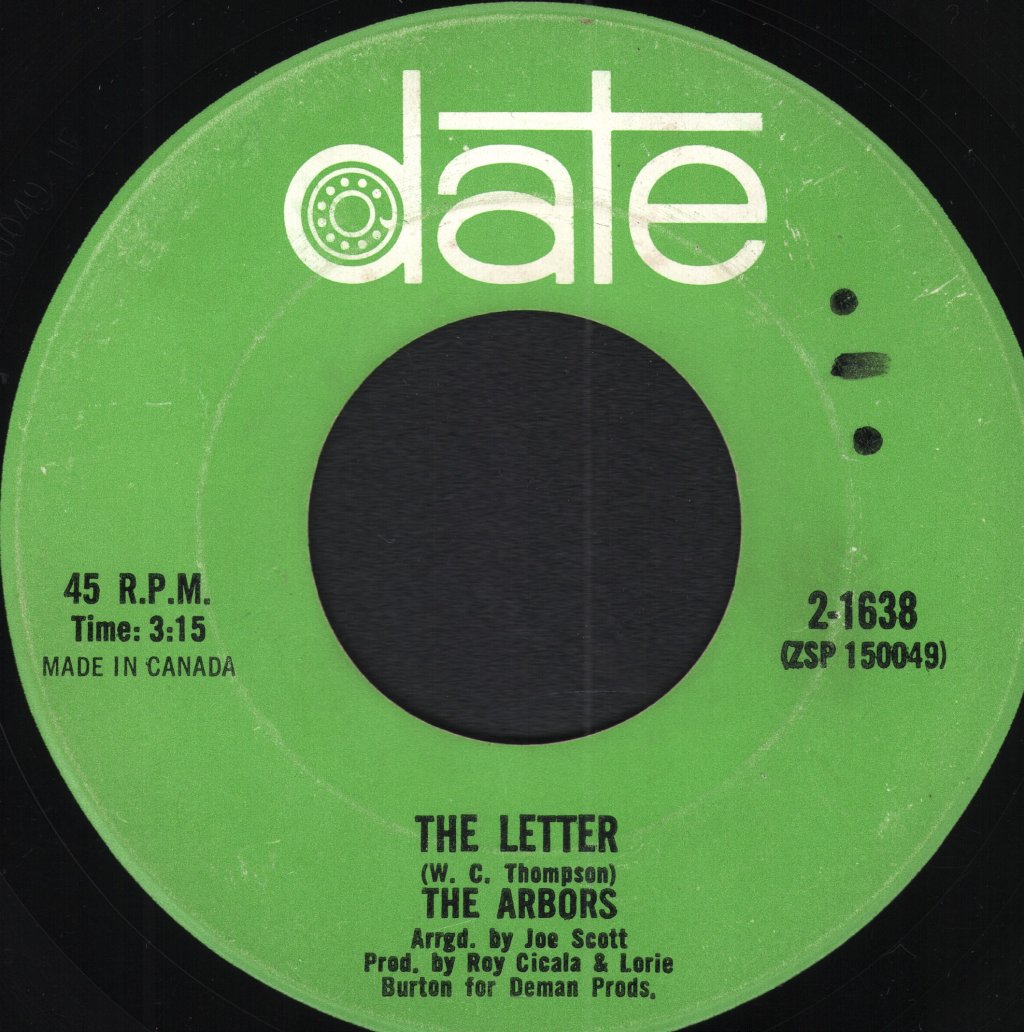 Arbors - Letter / Most Of All - 7 Inch