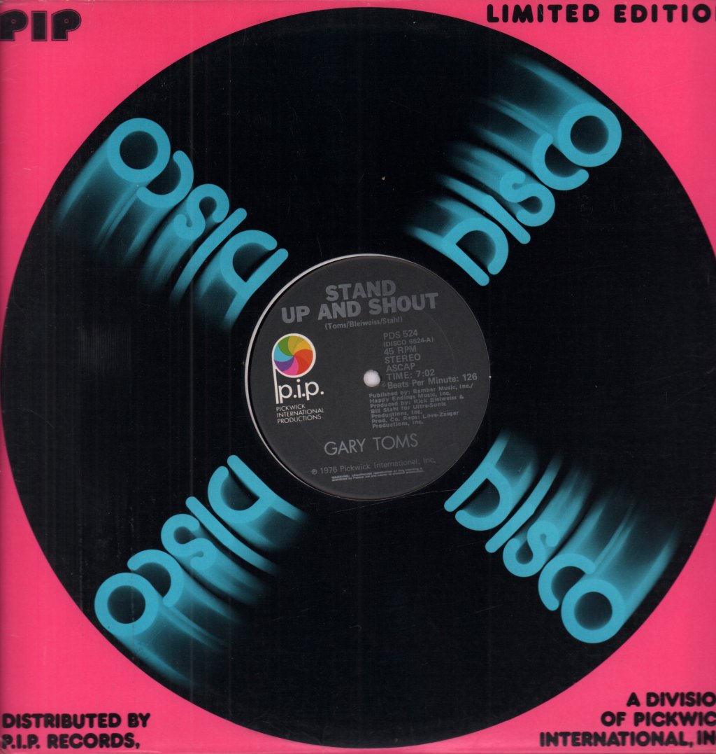 Gary Toms - Stand Up And Shout - 12 Inch
