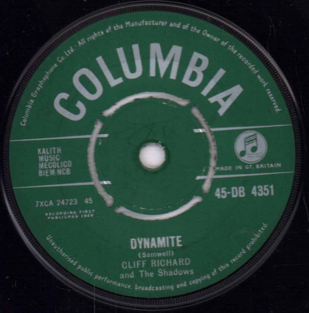 Cliff Richard And The Shadows - Travellin' Light - 7 Inch