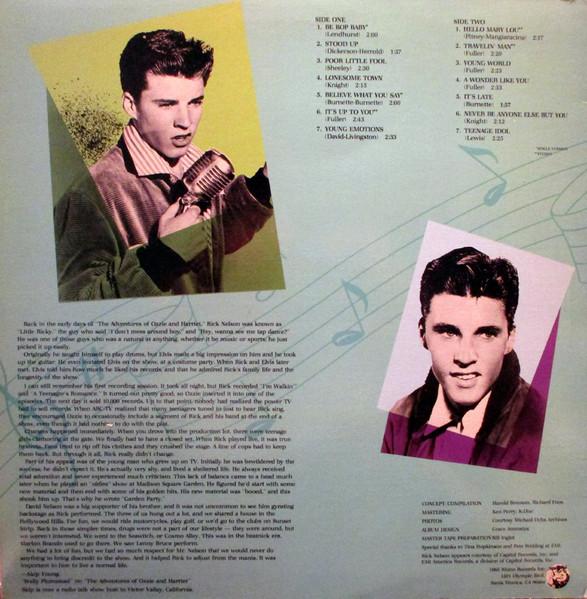 Ricky Nelson - Greatest Hits - Lp