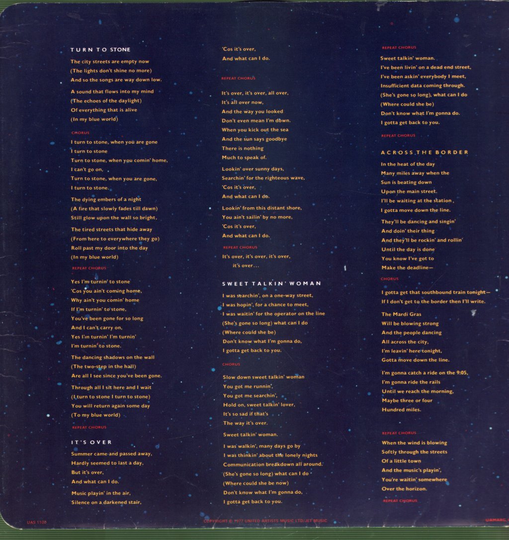 Electric Light Orchestra - Out Of The Blue - Double Lp