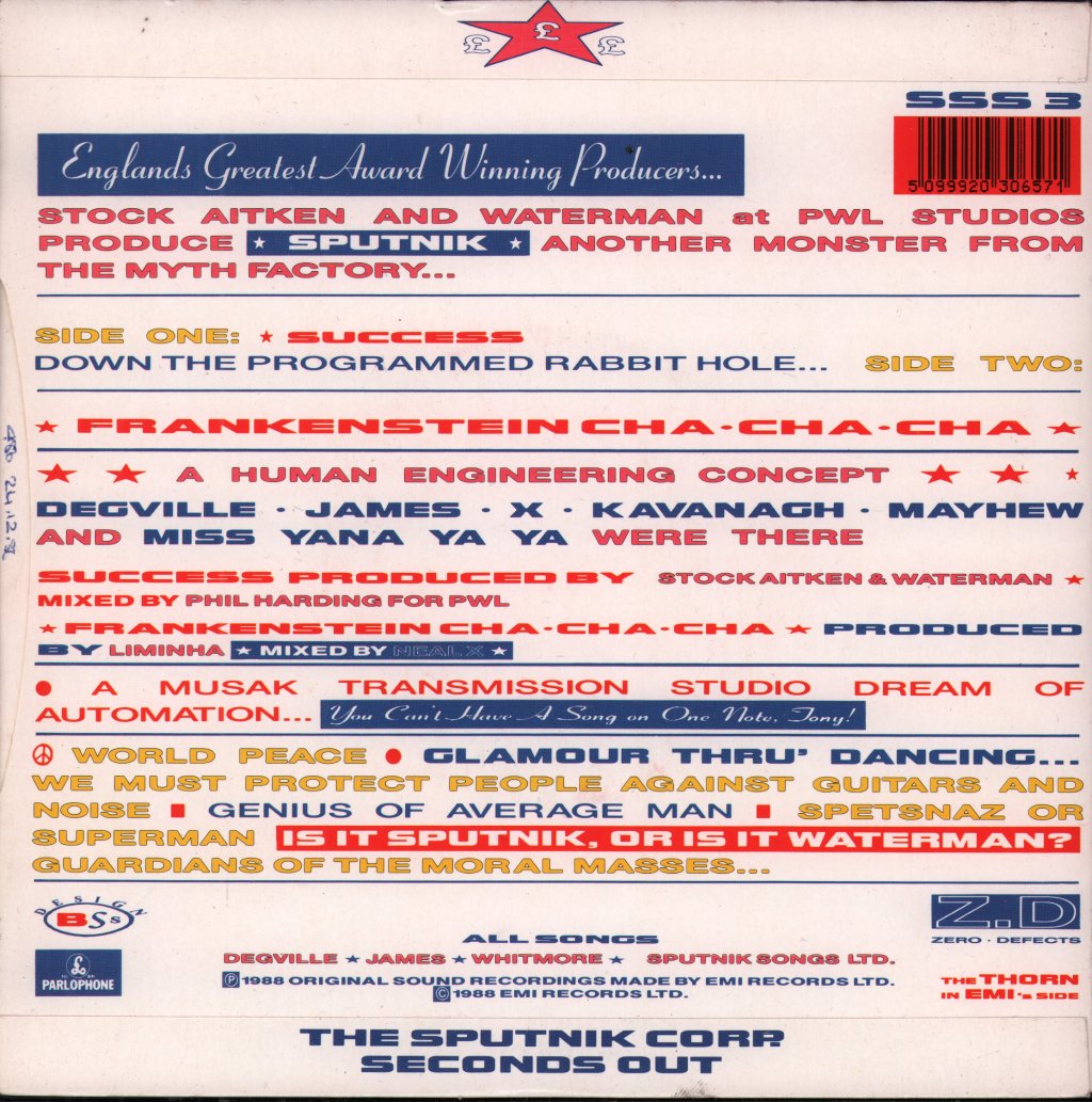 Sigue Sigue Sputnik - Success - 7 Inch