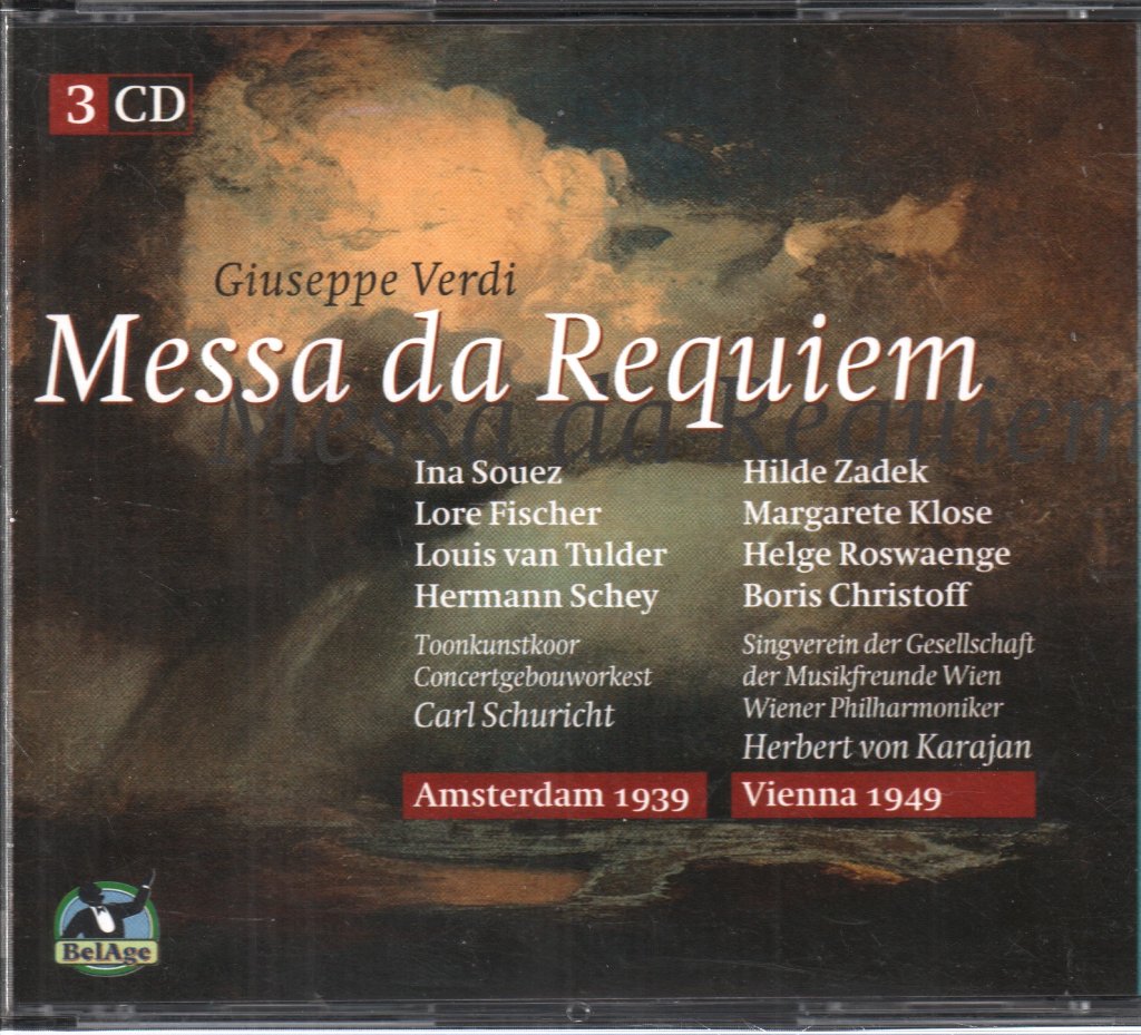 Giuseppe Verdi - Messa Da Requiem - Triple Cd