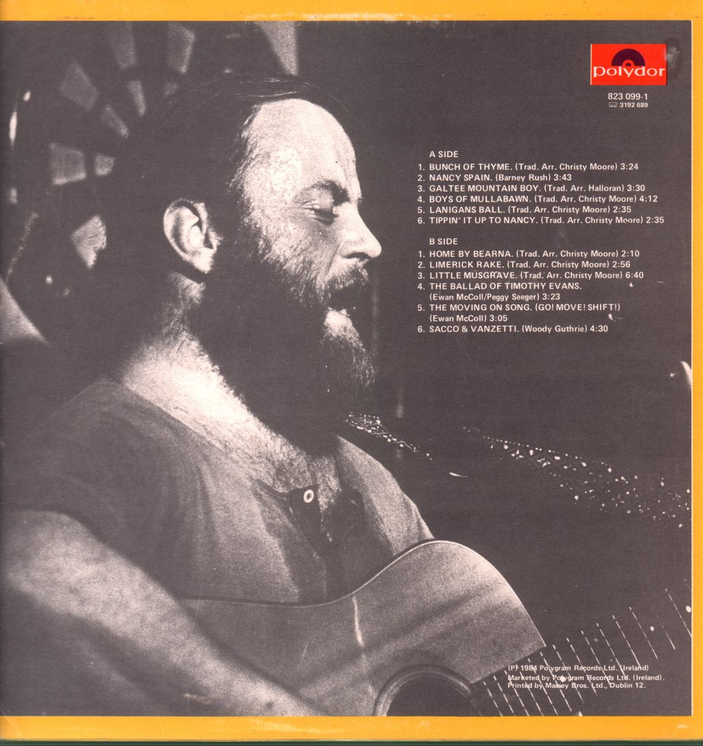Christy Moore - Nice 'N Easy - Lp