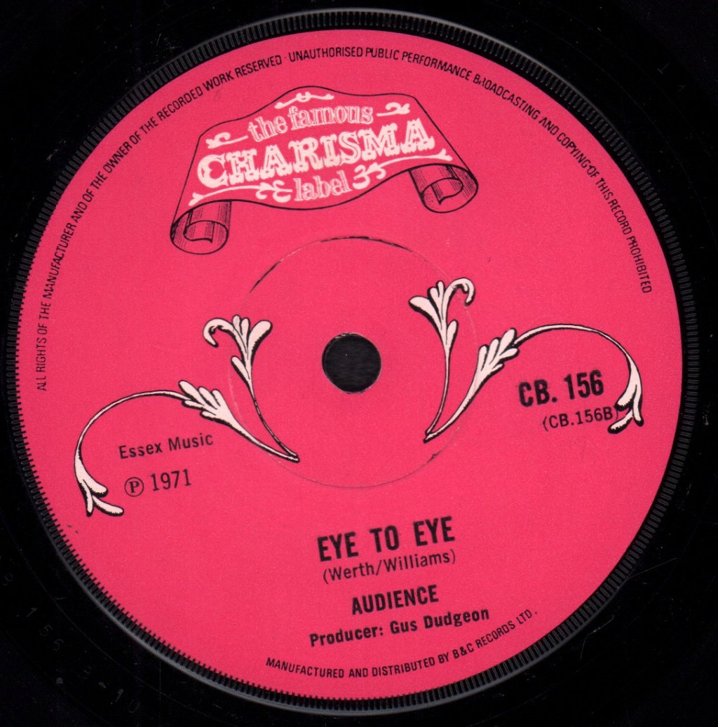 Audience - You're Not Smiling - 7 Inch