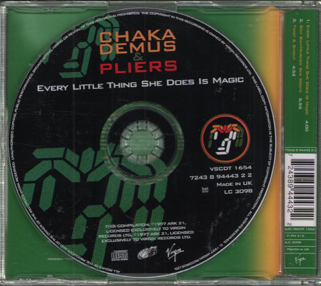 Chaka Demus And Pliers - Every Little Thing She Does Is Magic - Cd