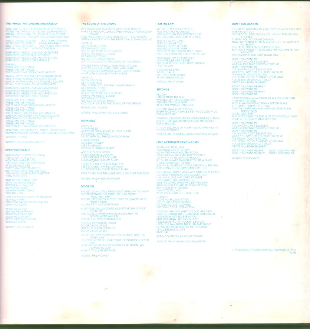 Human League - Dare - Lp