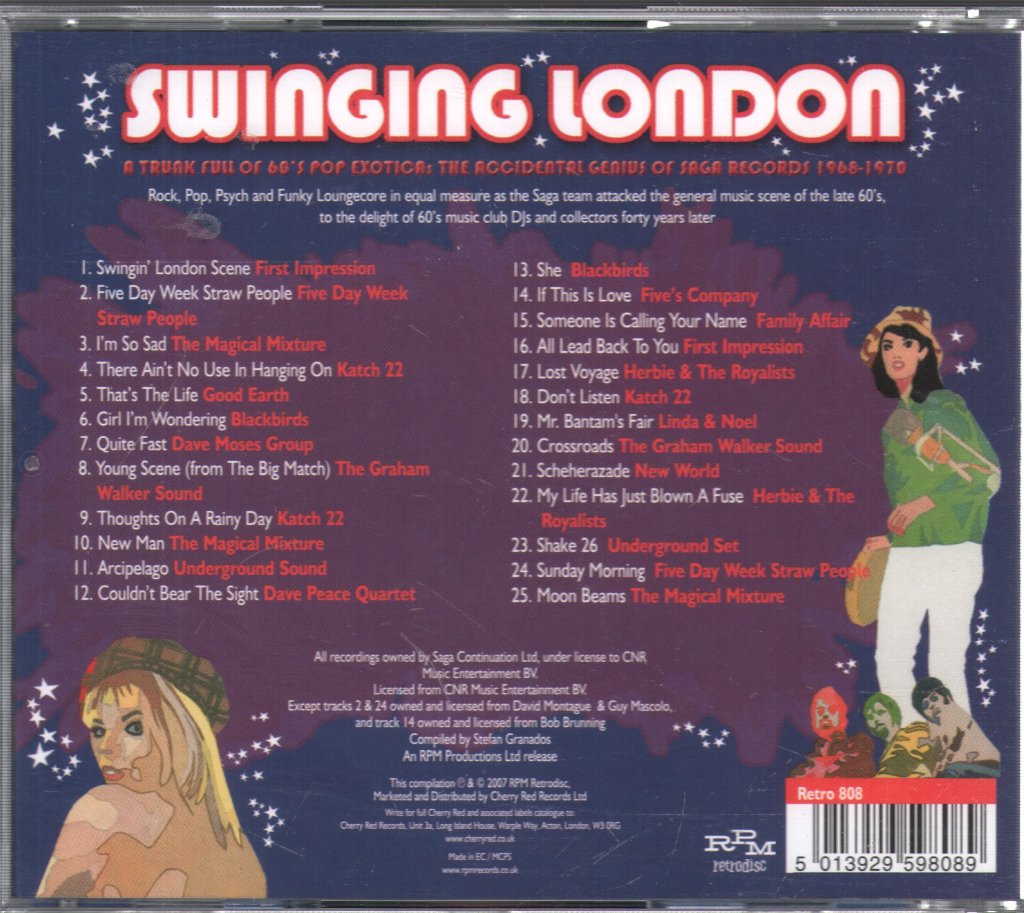 Various Artists - Swinging London - Cd