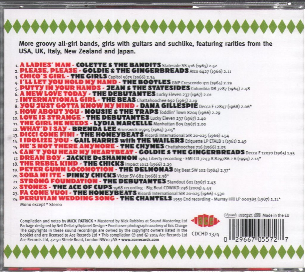 Various Artists - Rebel Kind: Girls With Guitars 3 - Cd