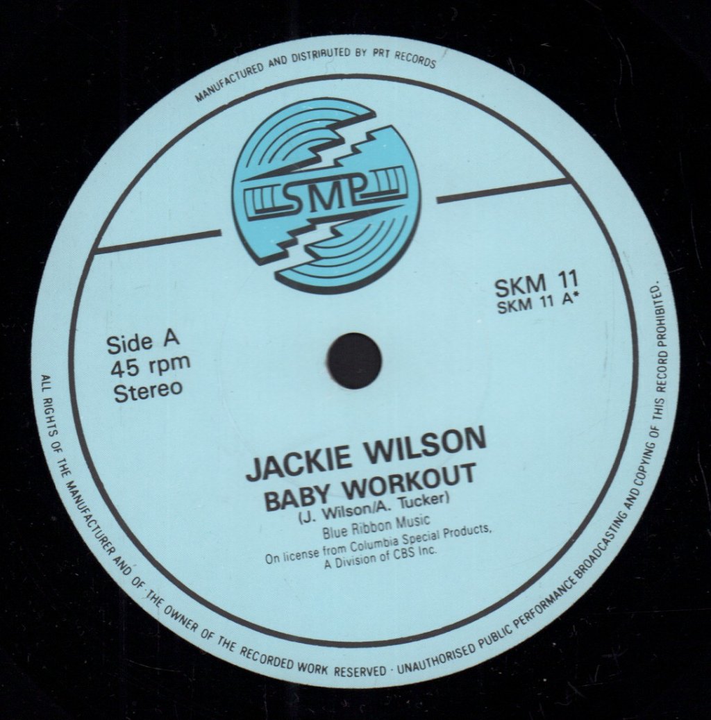 Jackie Wilson - Baby Workout - 7 Inch