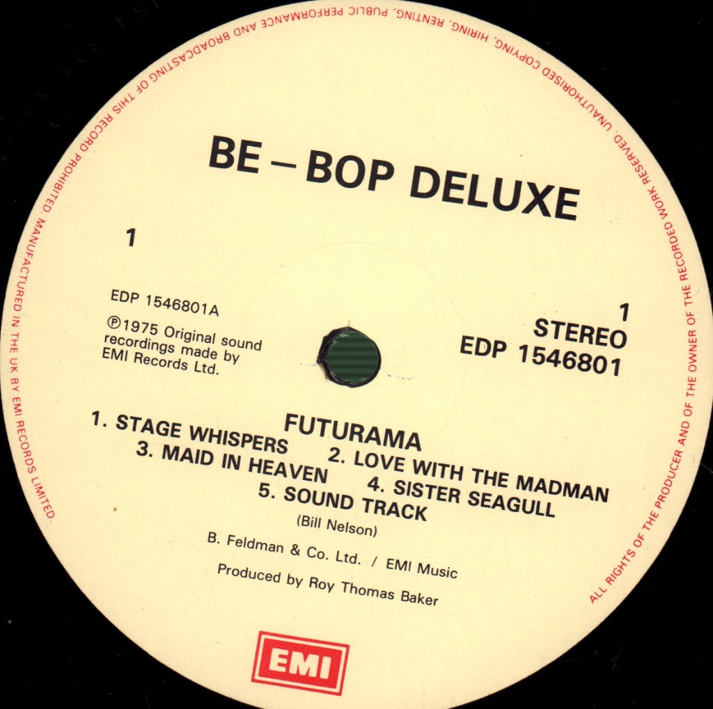Be Bop Deluxe - Axe Victim / Futurama - Double Lp