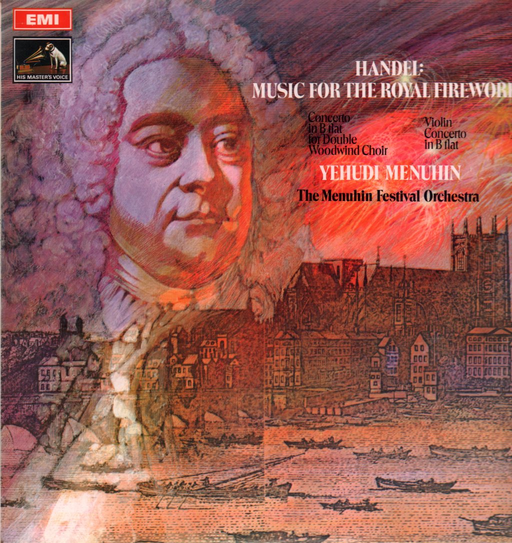 Yehudi Menuhin - Handel - Music For The Royal Fireworks - Lp