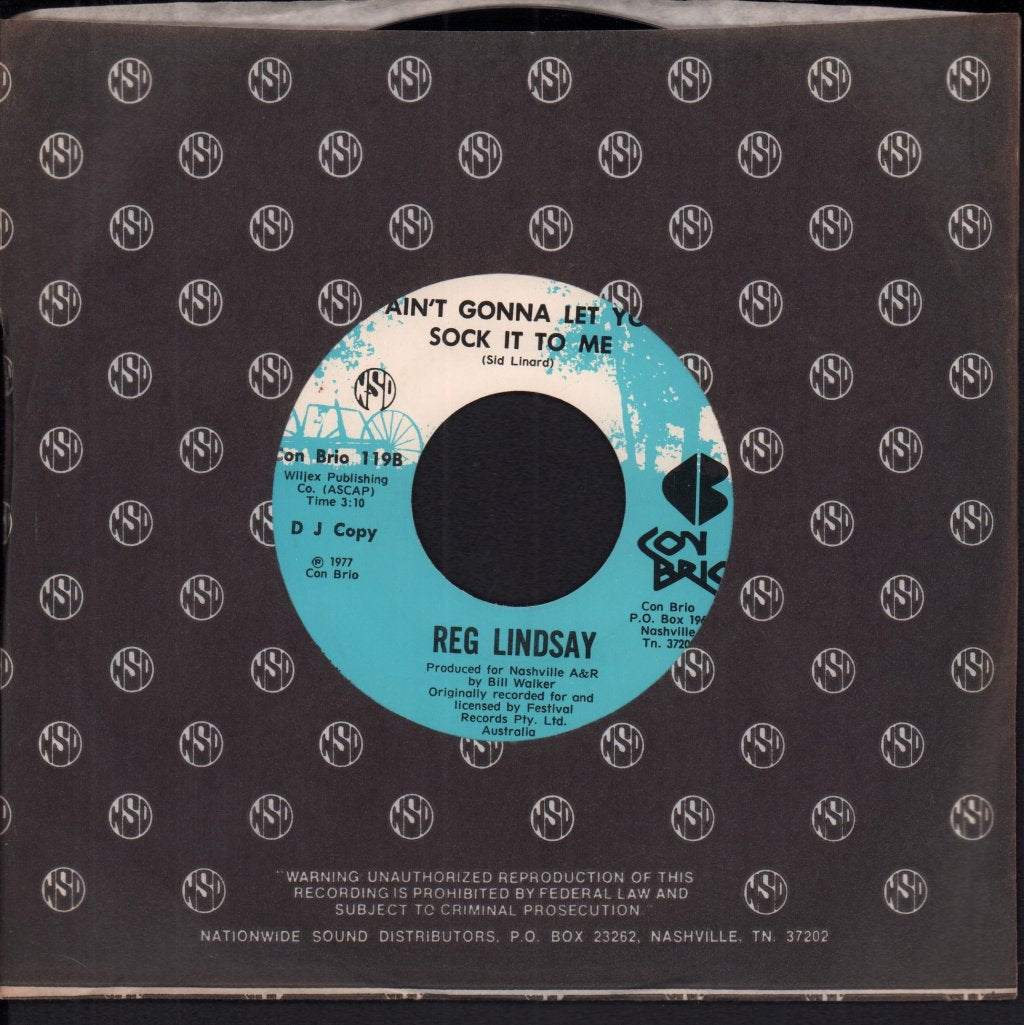 Reg Lindsay - Give Me Liberty Or Give Me Love - 7 Inch