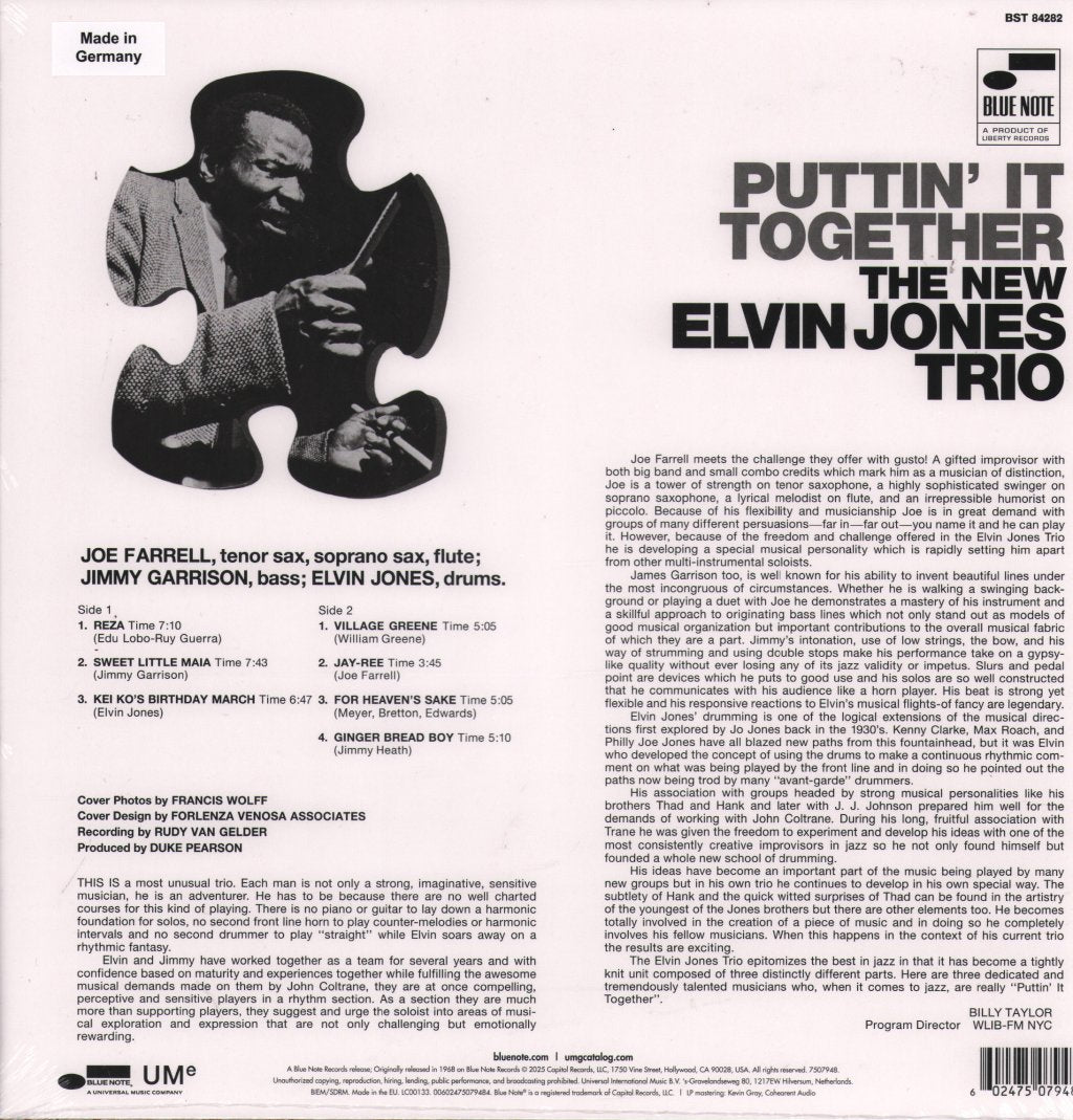Elvin Jones - Puttin' It Together - Lp