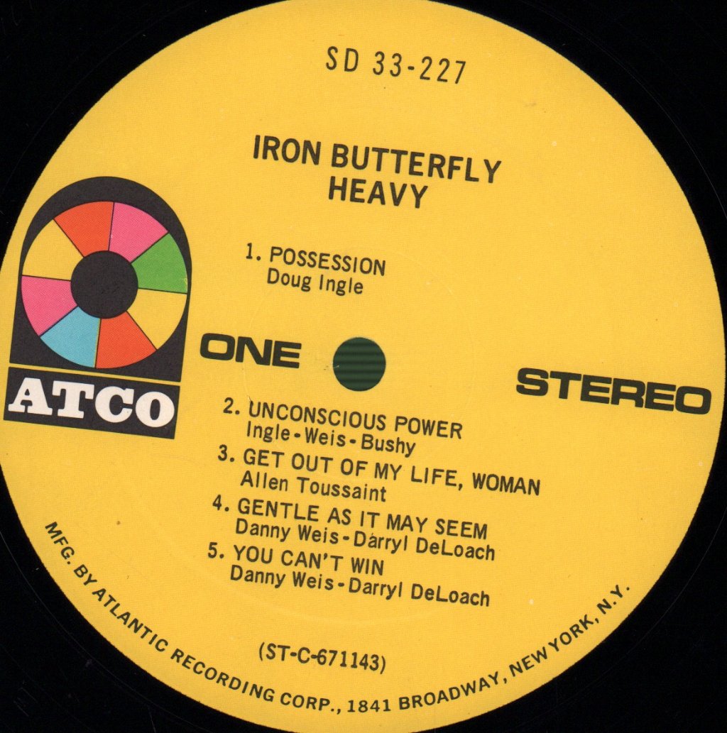 Iron Butterfly - Heavy - Lp