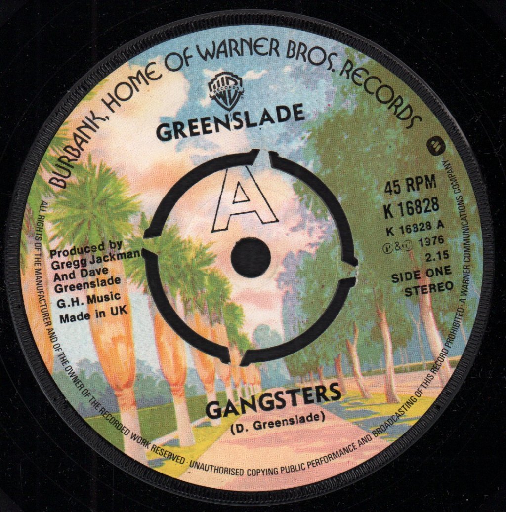 Greenslade - Gangsters - 7 Inch