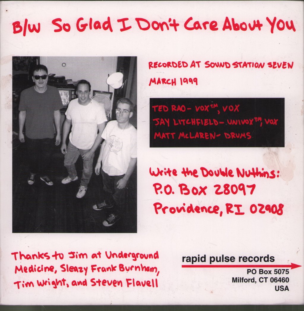 Double Nuthins - Got Into A Fight In Special Ed (And The Retard's Winning) - 7 Inch