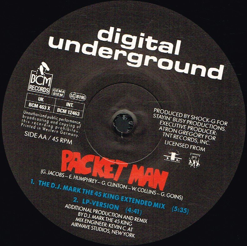 Digital Underground - Doowutchyalike/Packet Man - 12 Inch
