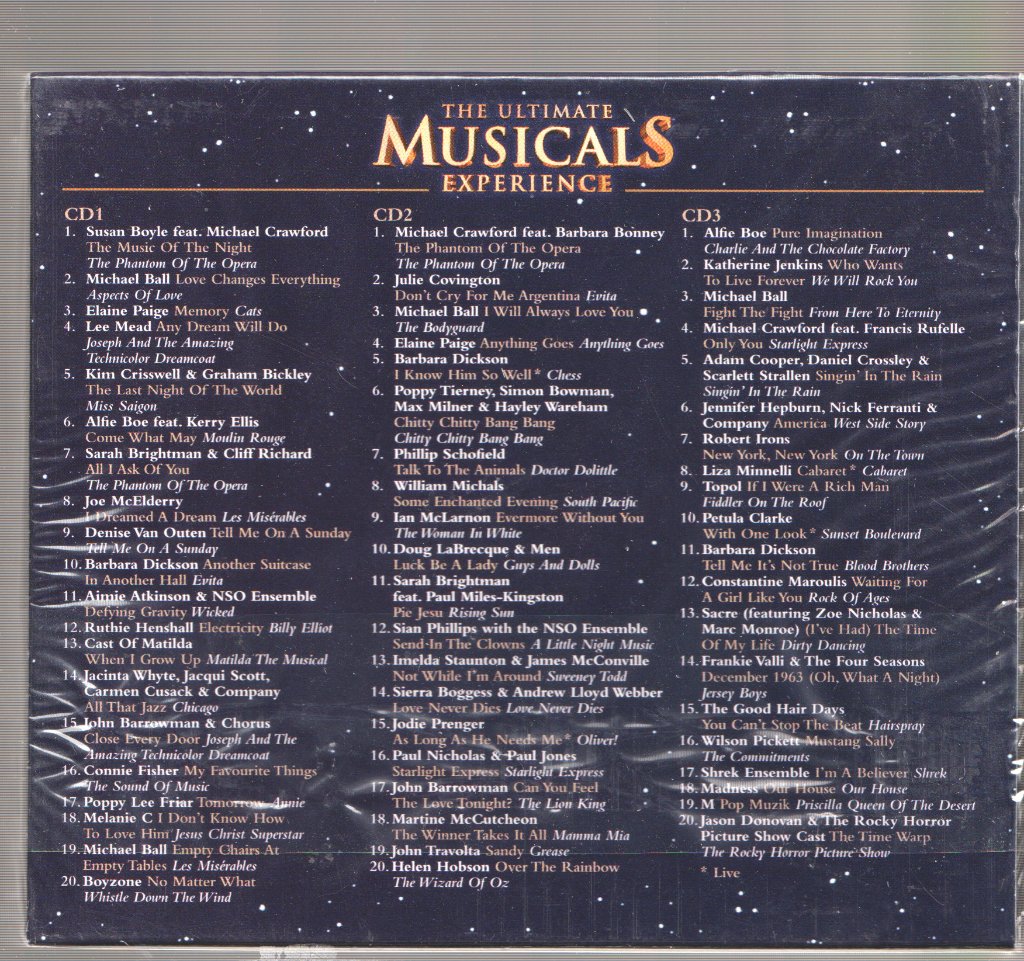 Various Artists - Ultimate Musicals Experience - Cd Set