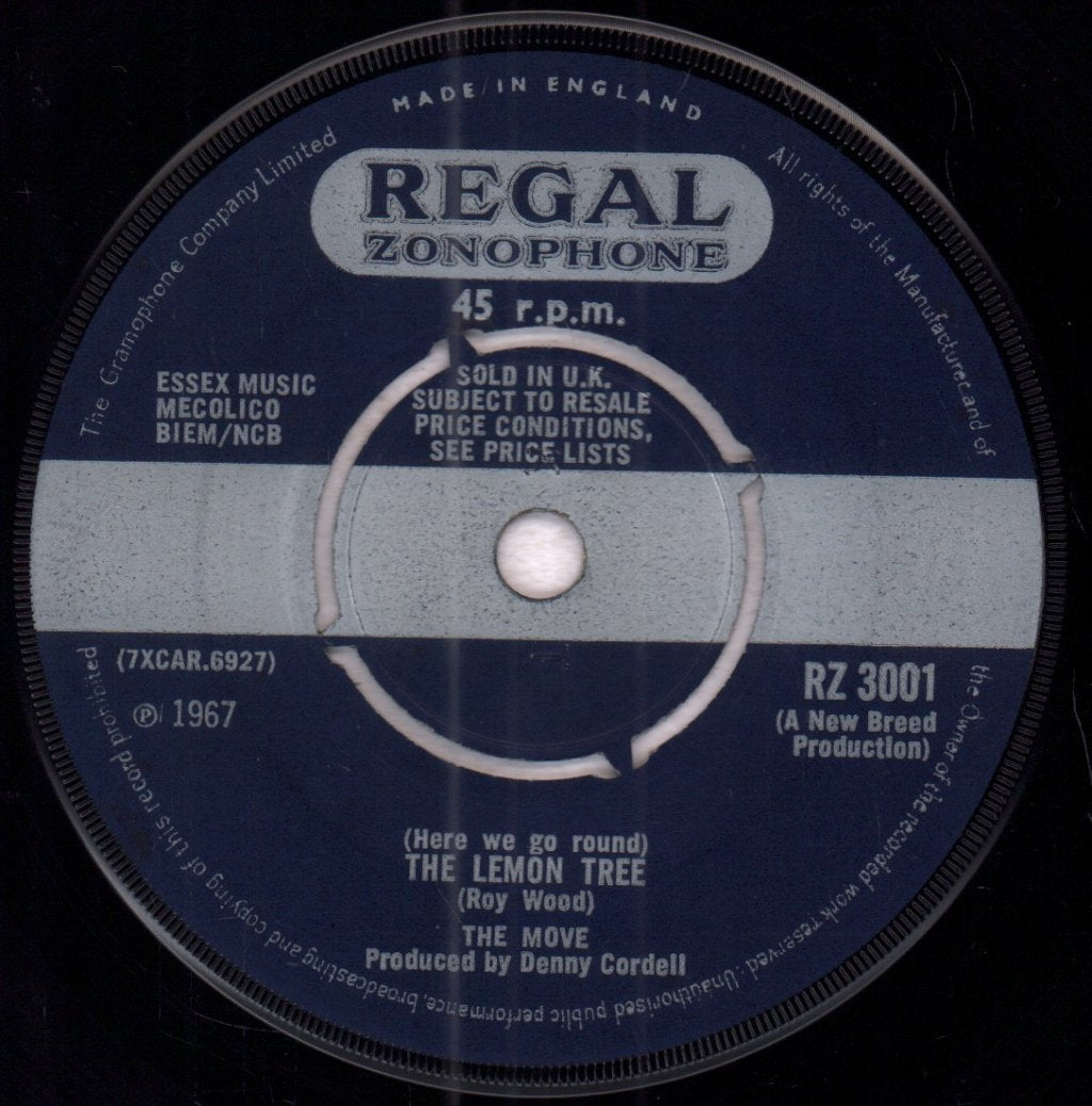 Move - Flowers In The Rain - 7 Inch