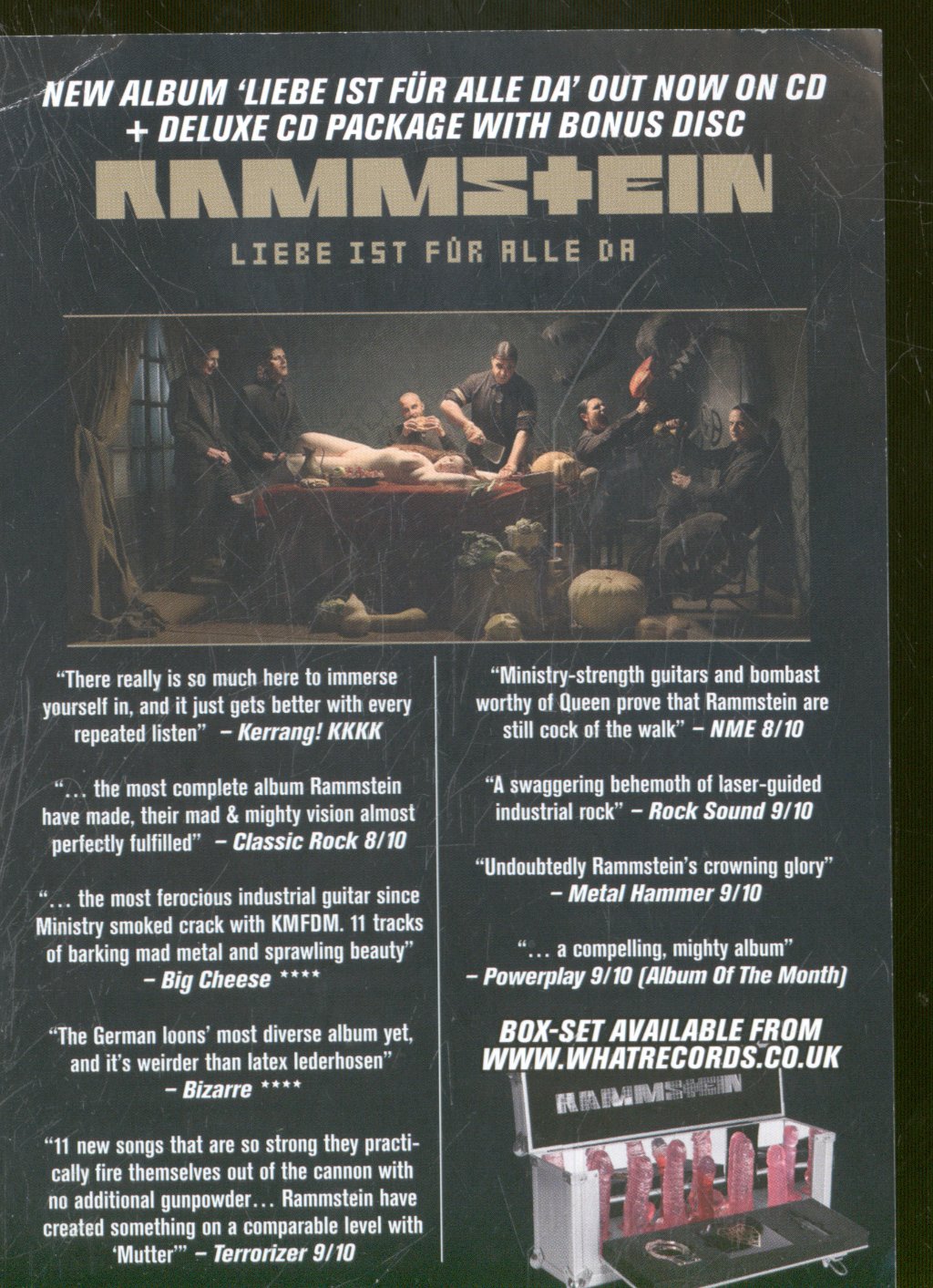Rammstein - Ich Tu Dir Weh/Liebe Ist Fur Alle Da - Flyer