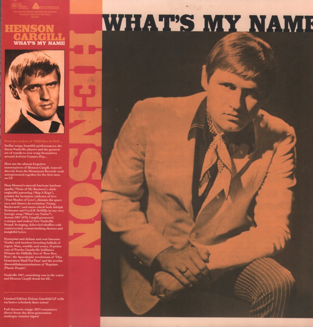 Henson Cargill - What's My Name - Lp