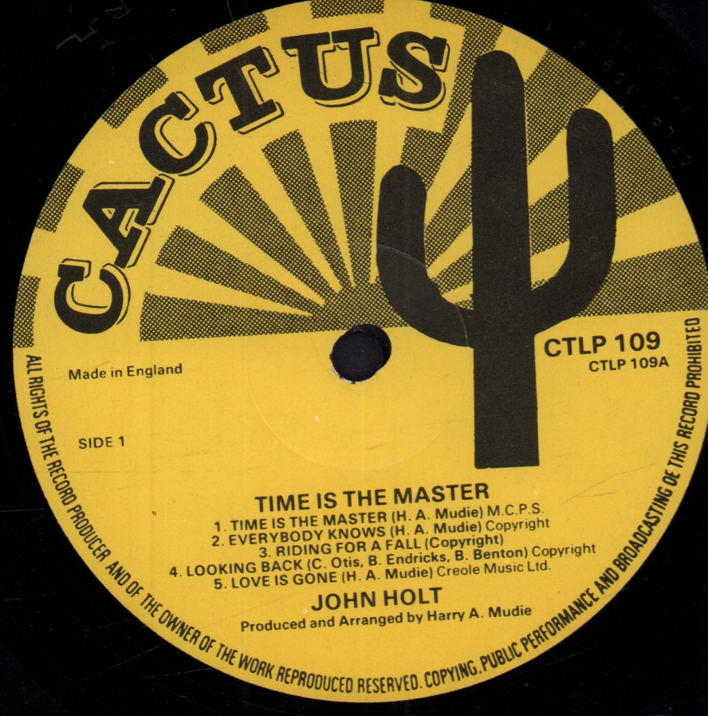 John Holt - Time Is The Master - Lp