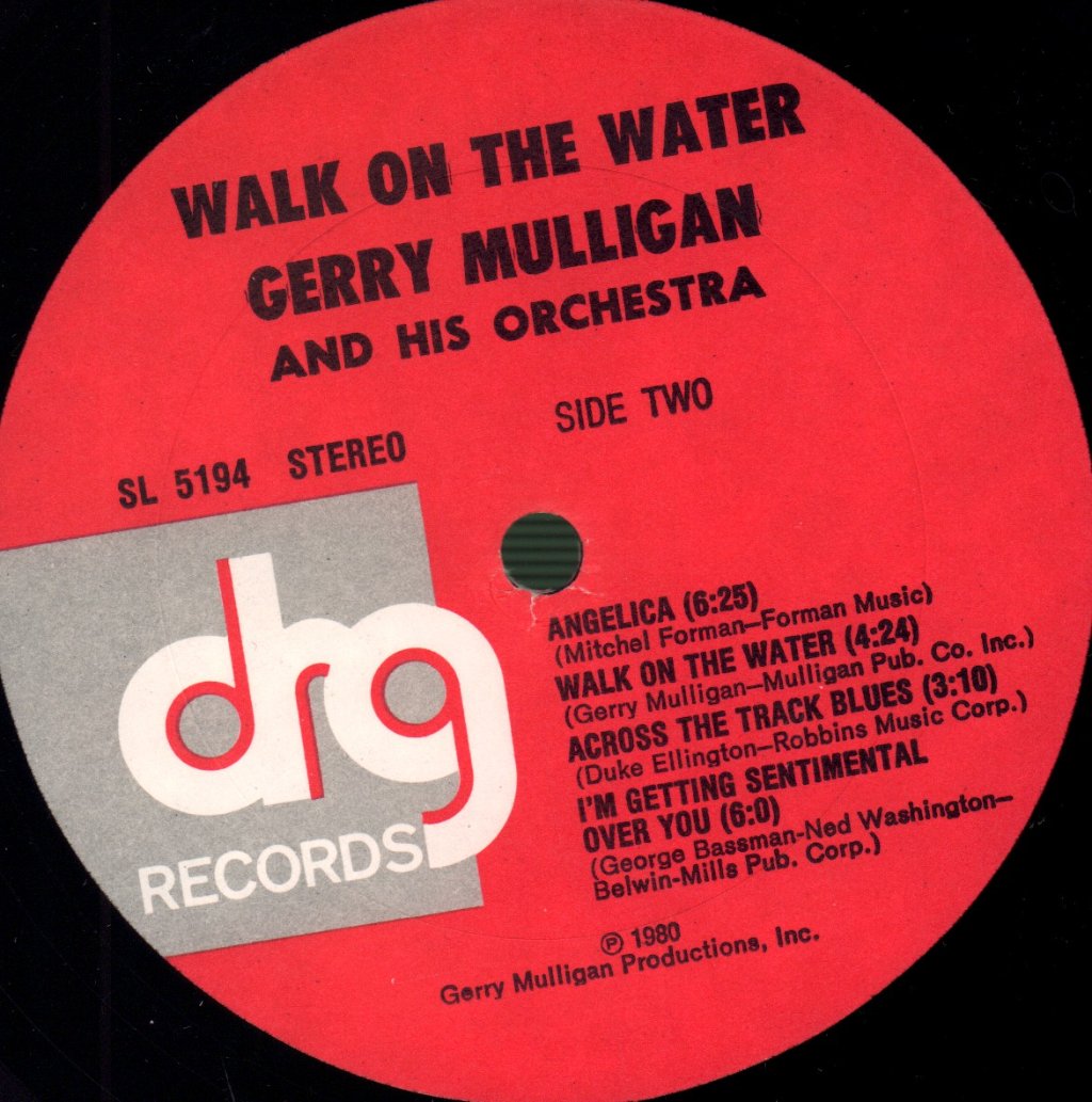 Gerry Mulligan And His Orchestra - Walk On The Water - Lp