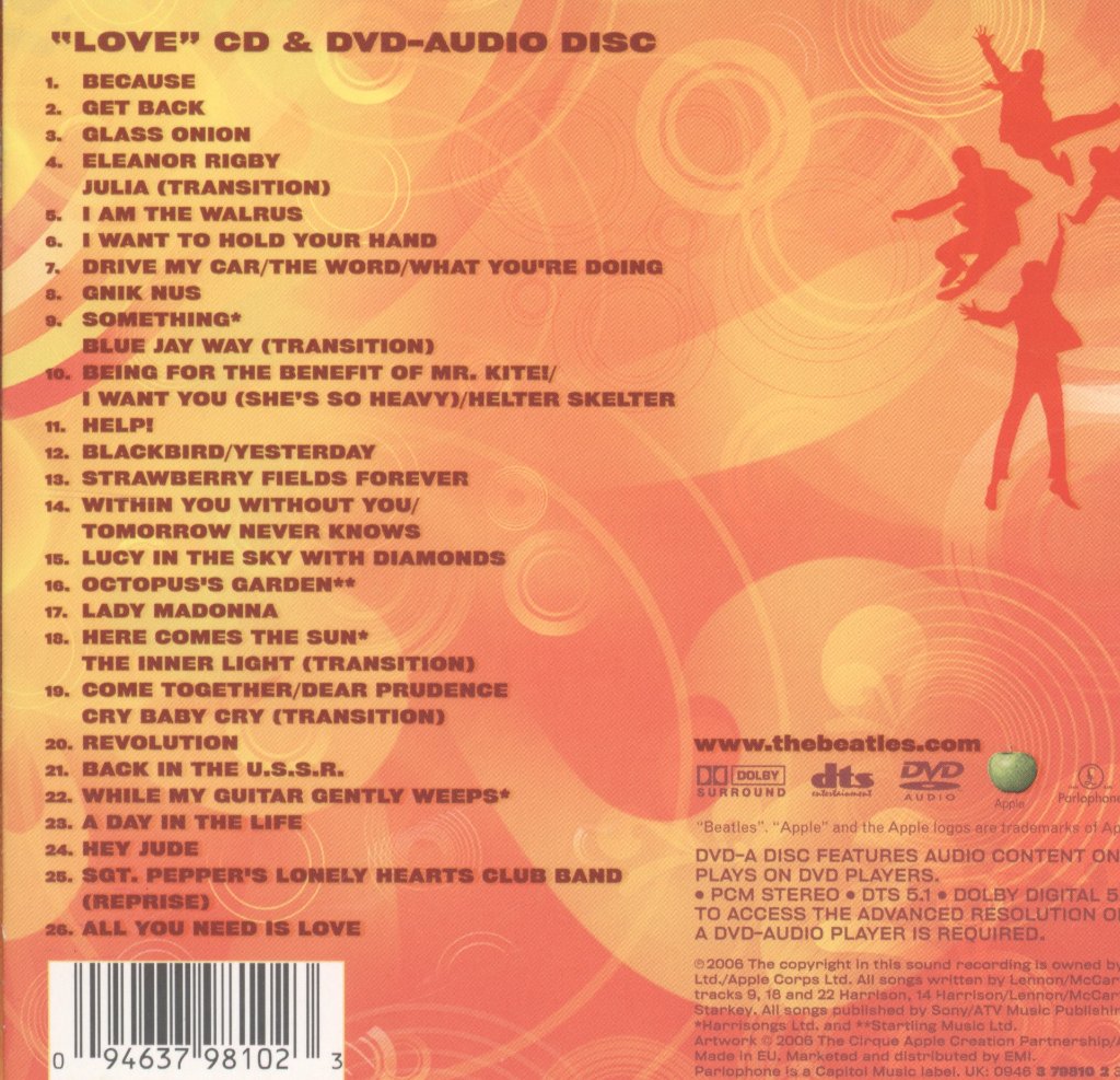 Beatles - Love - Cd/Dvd