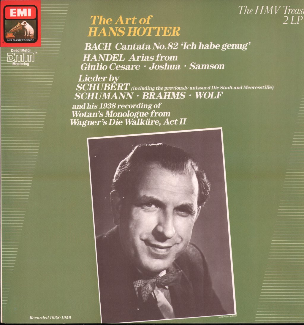 Hans Hotter - Art Of Hans Hotter - Double Lp