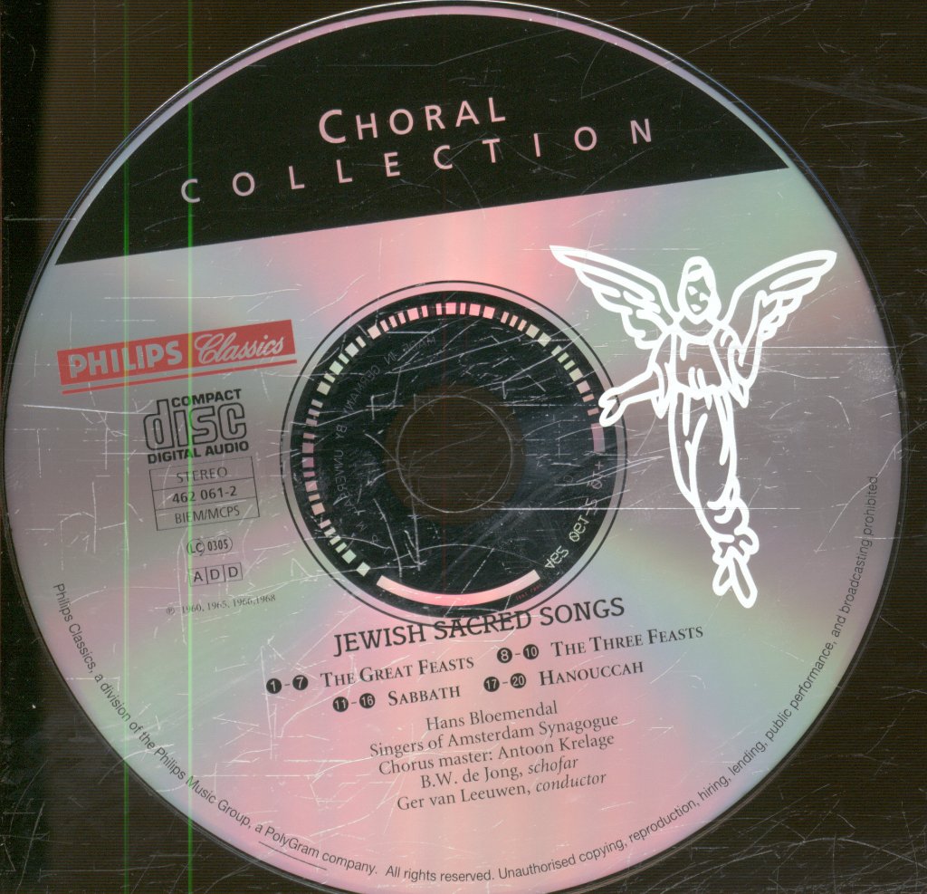 Amsterdams Synagogaal Koor, Hans Bloemendal - Jewish Sacred Songs - Cd
