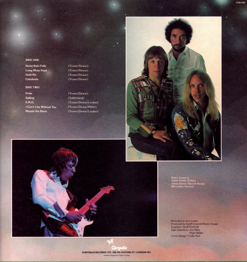 Robin Trower - Long Misty Days - Lp