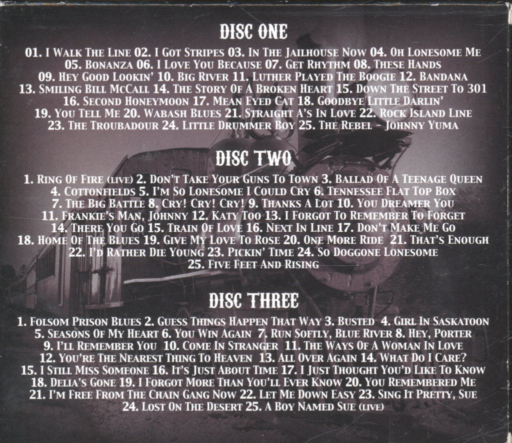 Johnny Cash - Rebel - Triple Cd