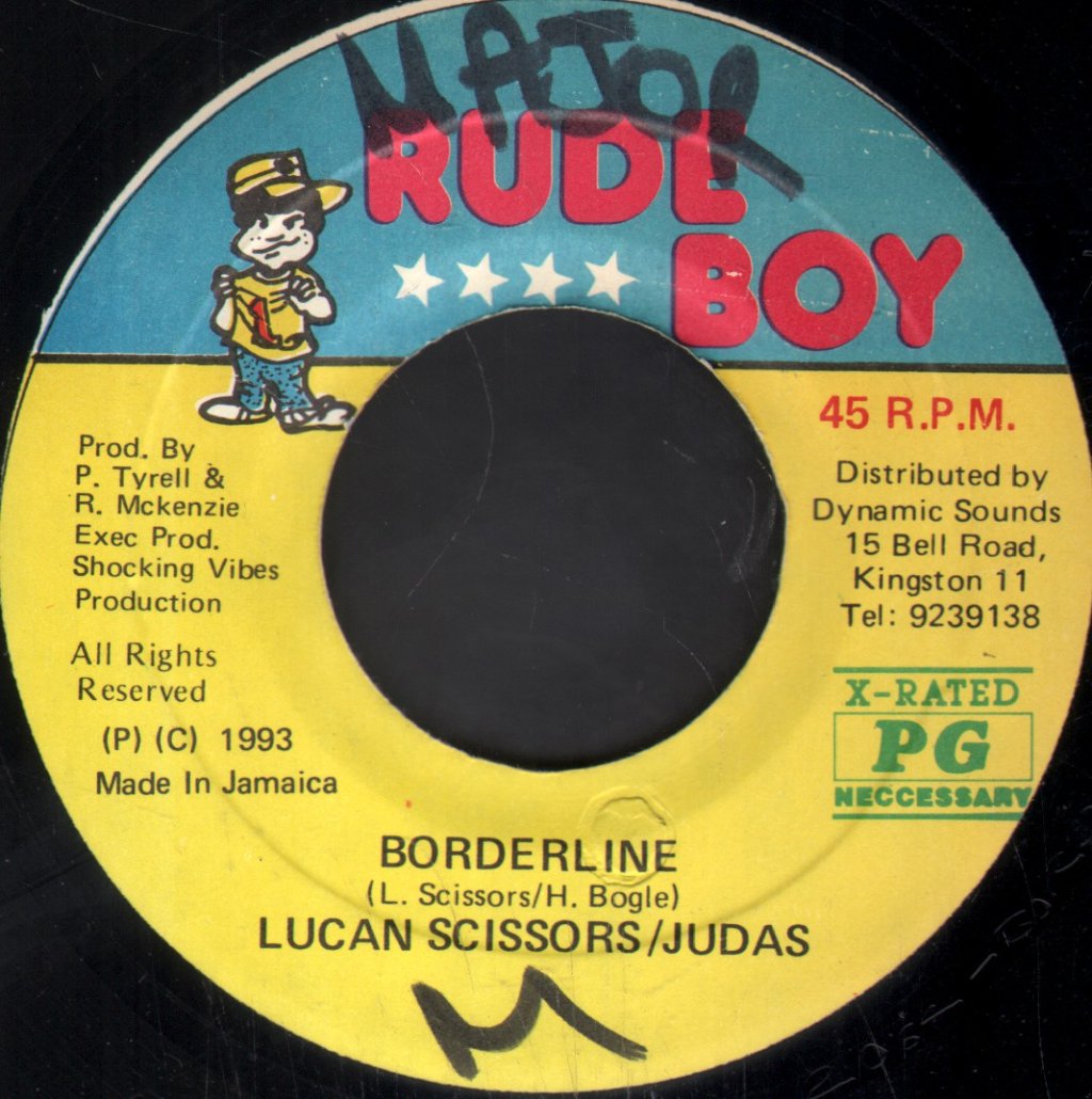 Lucan Scissors / Judas - Borderline - 7 Inch