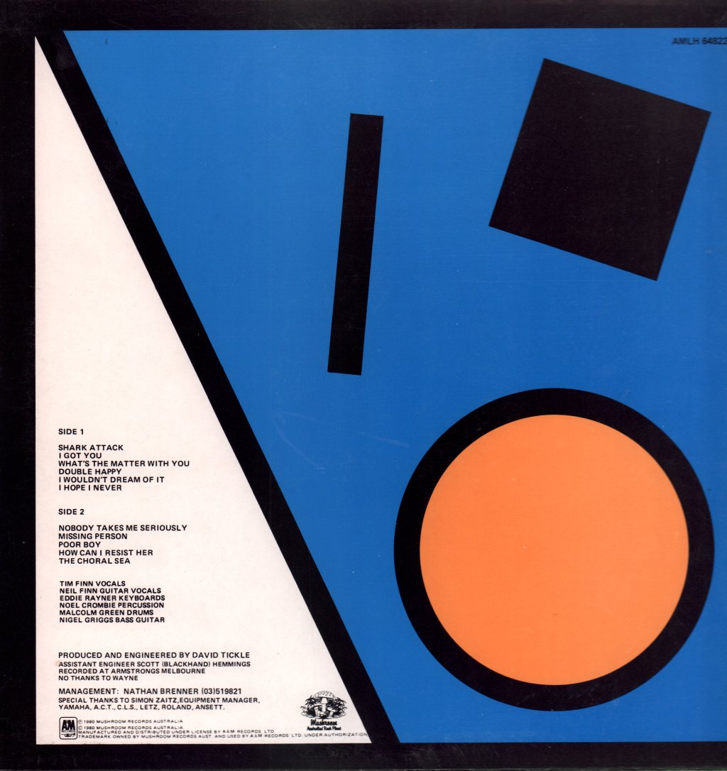 Split Enz - True Colours - Lp