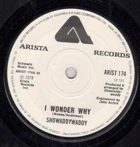 Showaddywaddy - I Wonder Why - 7 Inch