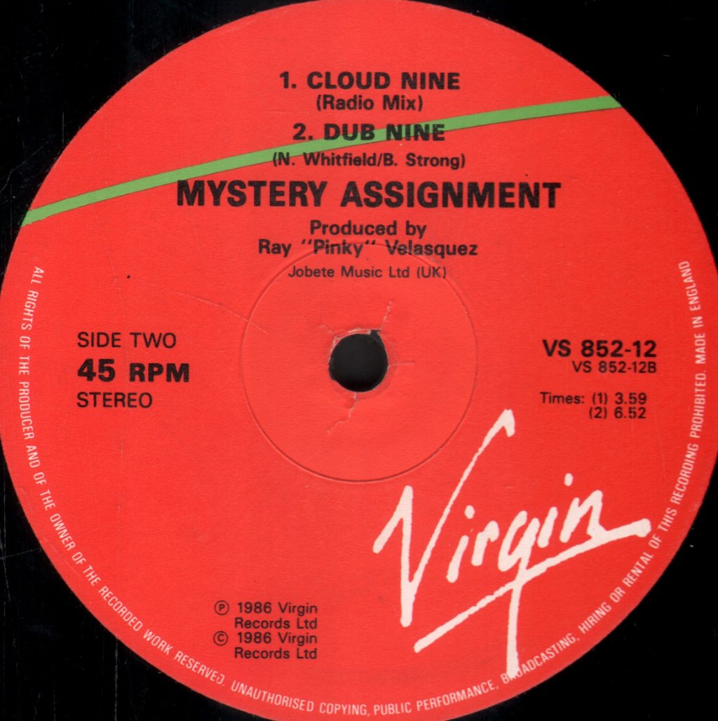 Mystery Assignment - Cloud Nine - 12 Inch