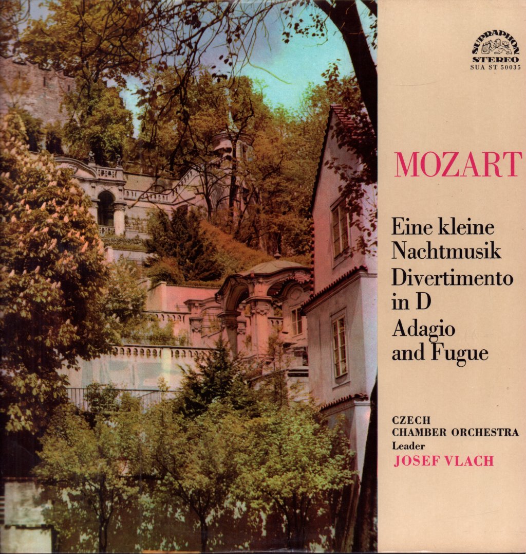 Czech Chamber Orchestra - Mozart Eine Kleine Nahctmusik / Divertimento In D agio and fugue - Lp