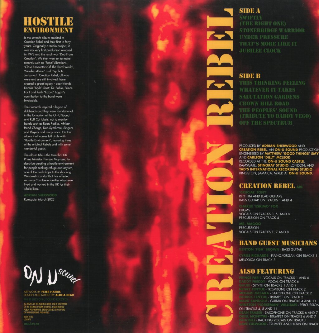 Creation Rebel - Hostile Environment - Lp