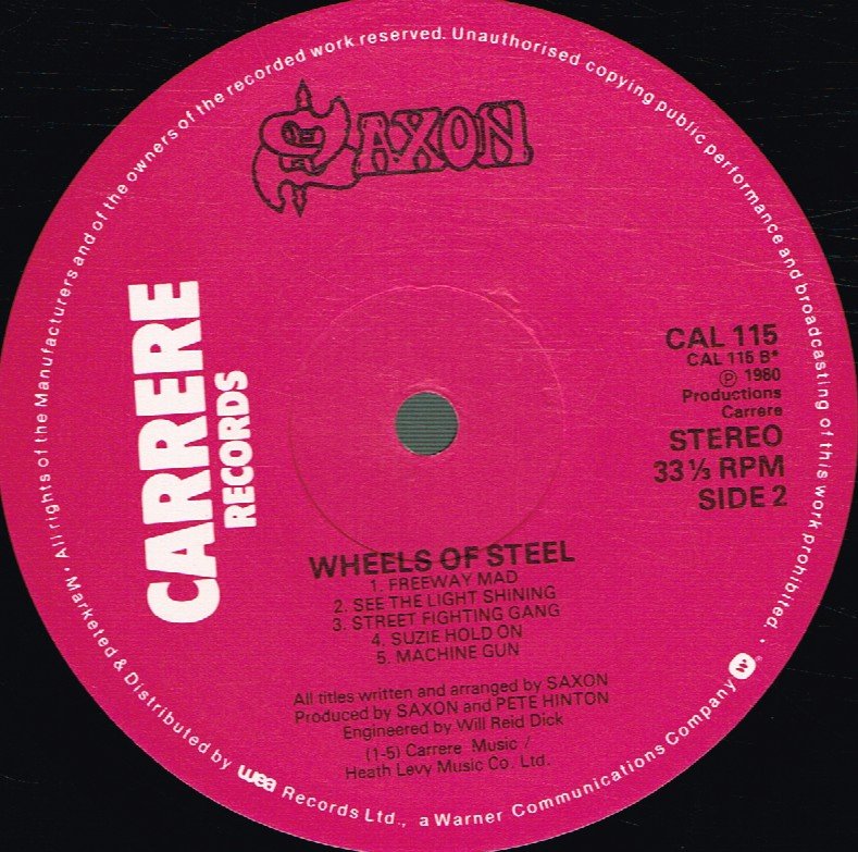 Saxon - Wheels Of Steel - Lp