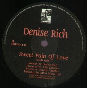 Denise Rich - Sweet Pain Of Love - 12 Inch