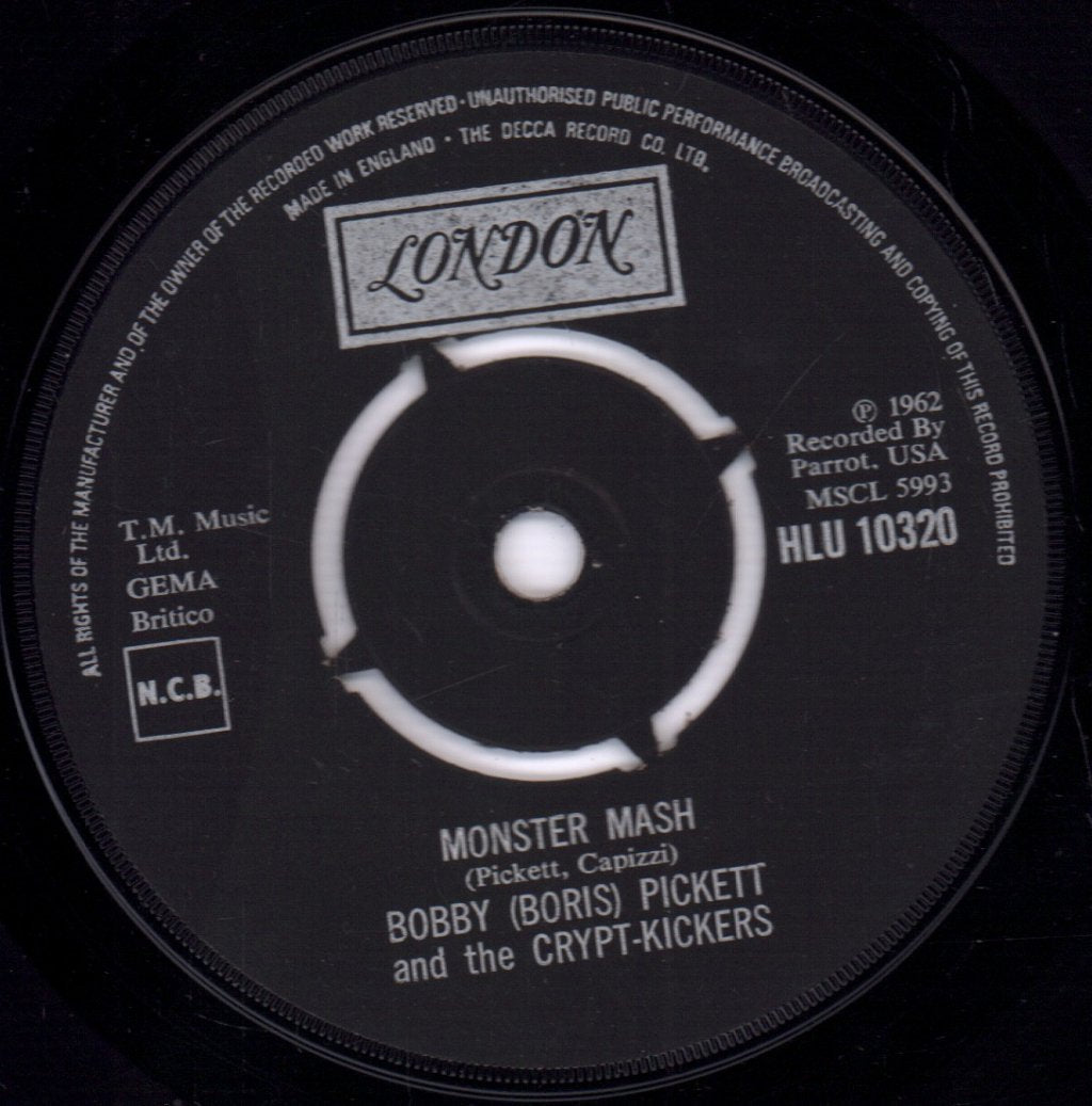 Bobby Boris Pickett And The Crypt-Kickers - Monster Mash - 7 Inch