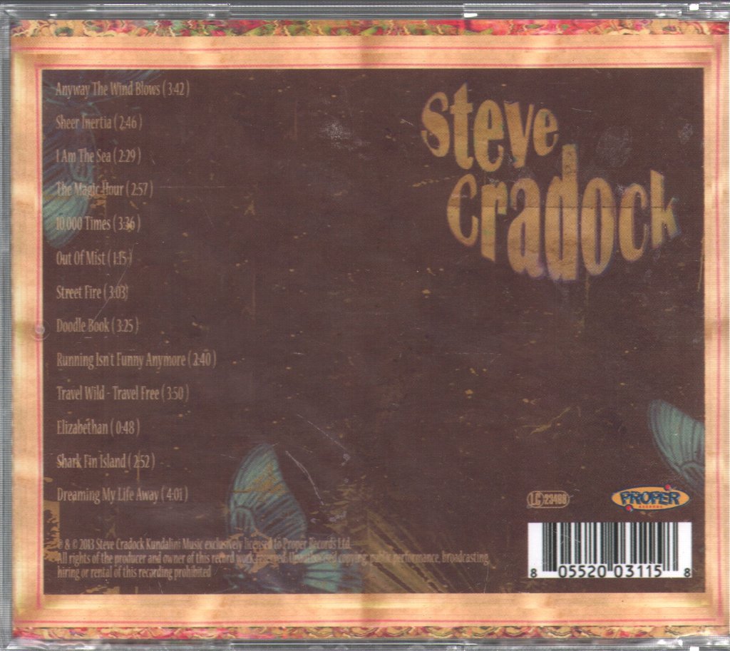 Steve Cradock - Travel Wild - Travel Free - Cd