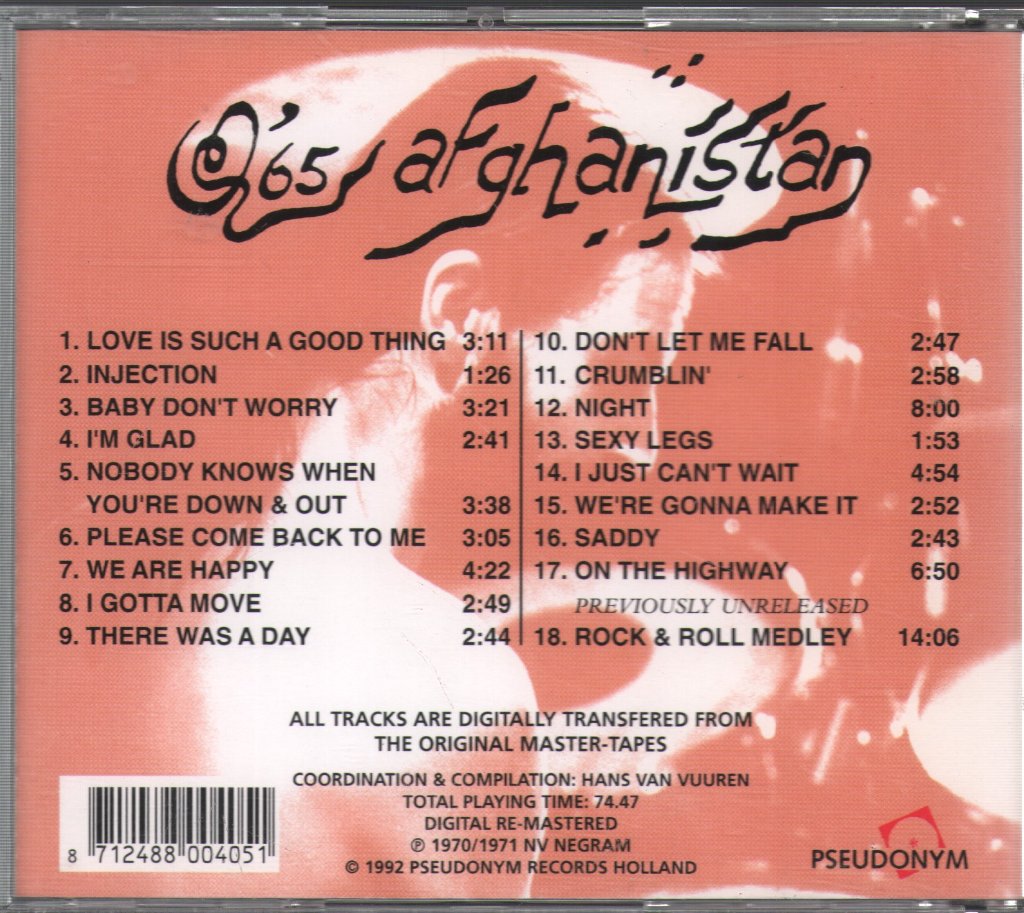 Q65 - Afghanistan (Negram Years 1970-1971) - Cd