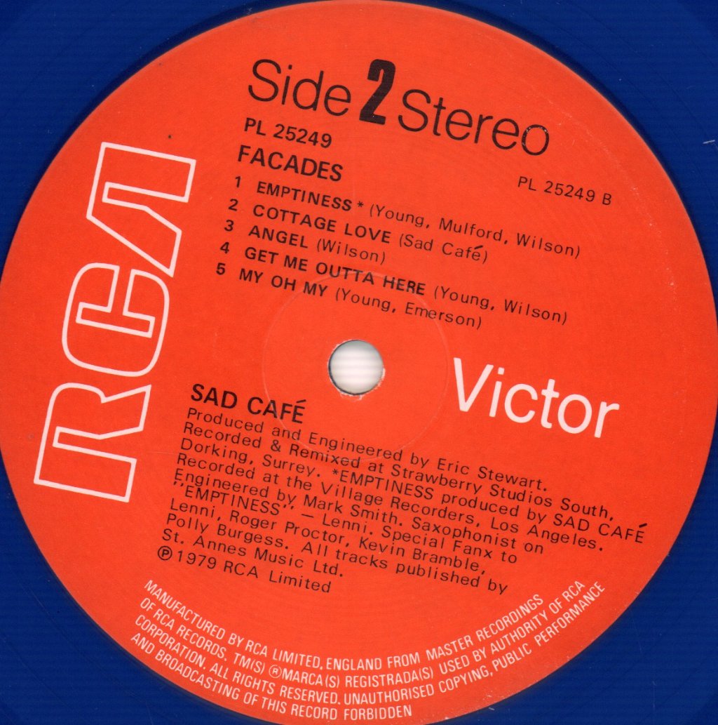Sad Cafe - Facades - Lp