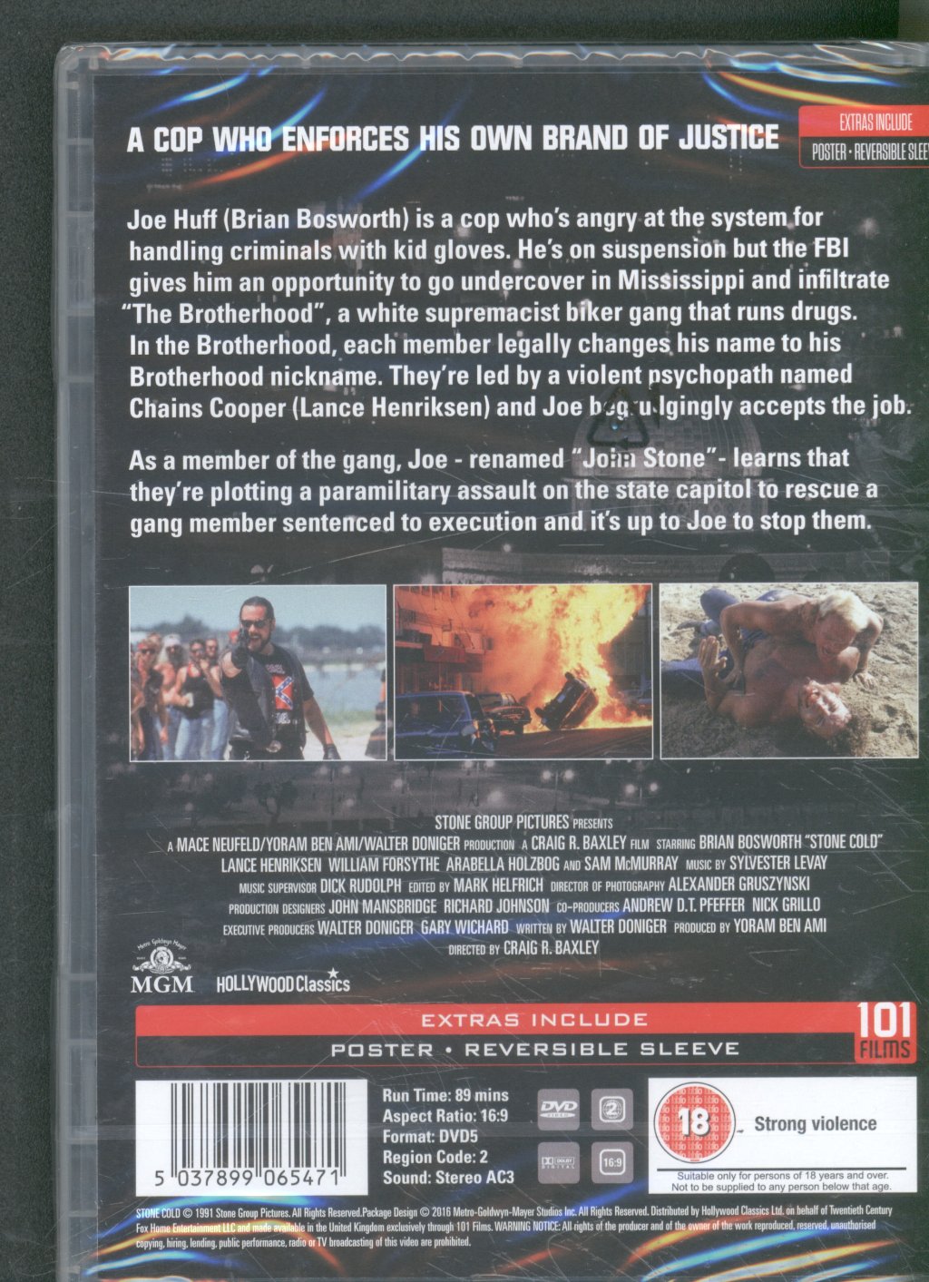Stone Cold 1991 (film) - Stone Cold 1991 - Dvd
