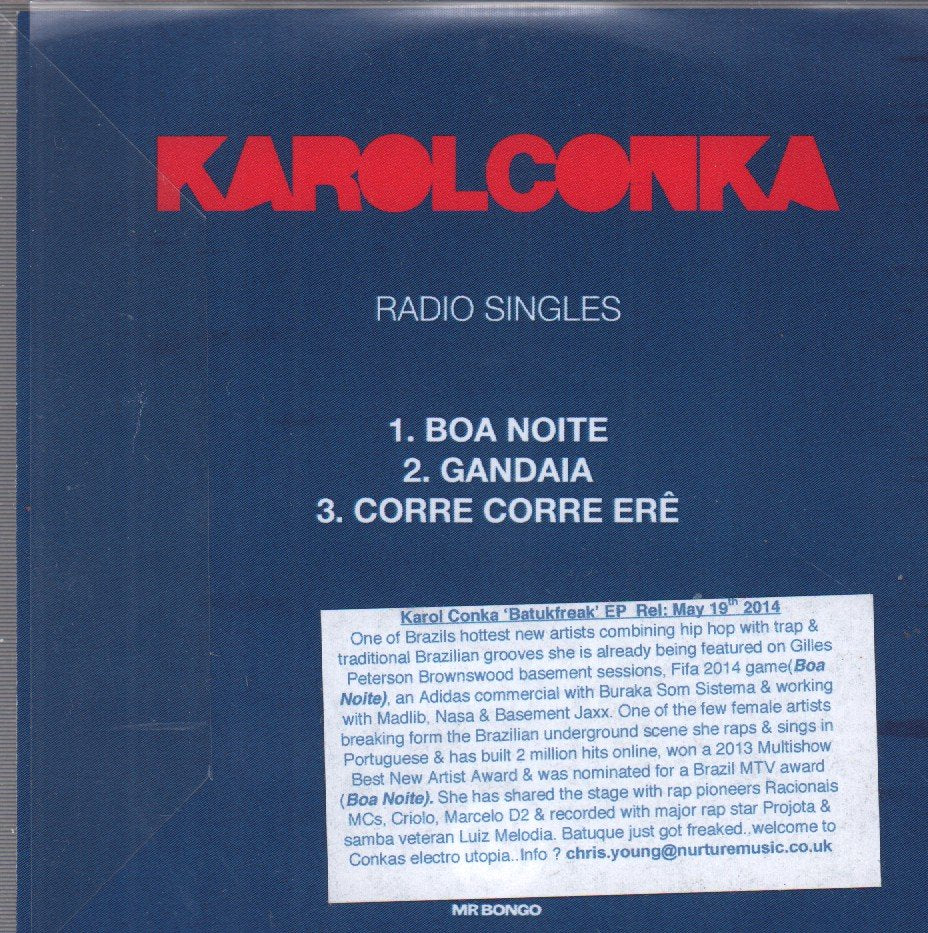 Karol Conka - Batukfreak (Radio Singles) - Cdr
