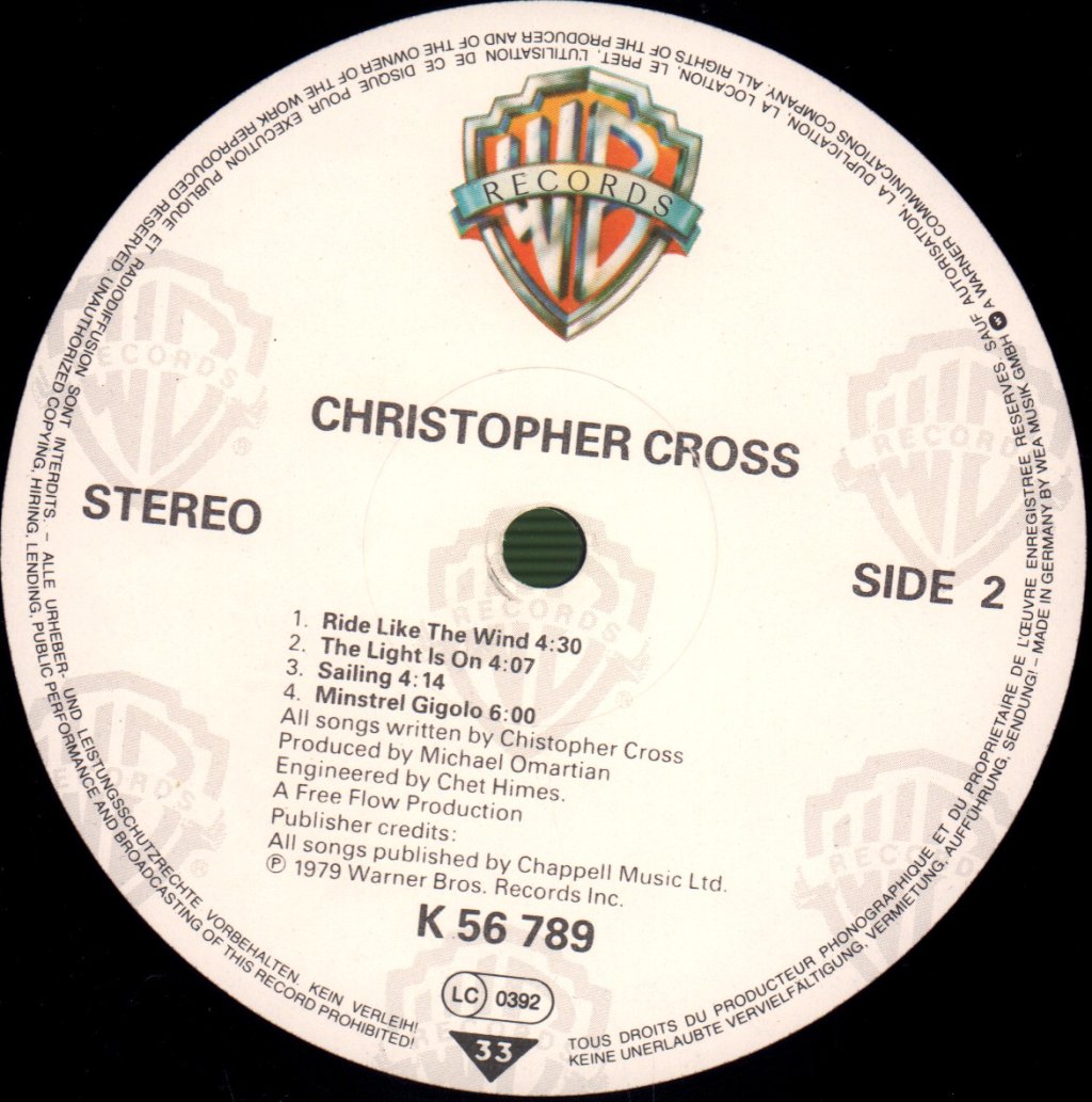 Christopher Cross - Christopher Cross - Lp
